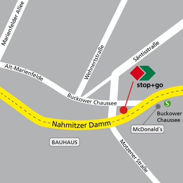 stop+go Berlin-Marienfelde Nahmitzer Damm 31 12277 Berlin-Marienfelde